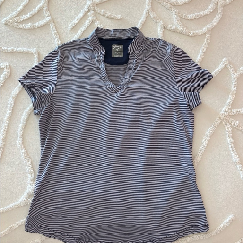 Callaway Gray Polo Short Sleeve T-Shirt